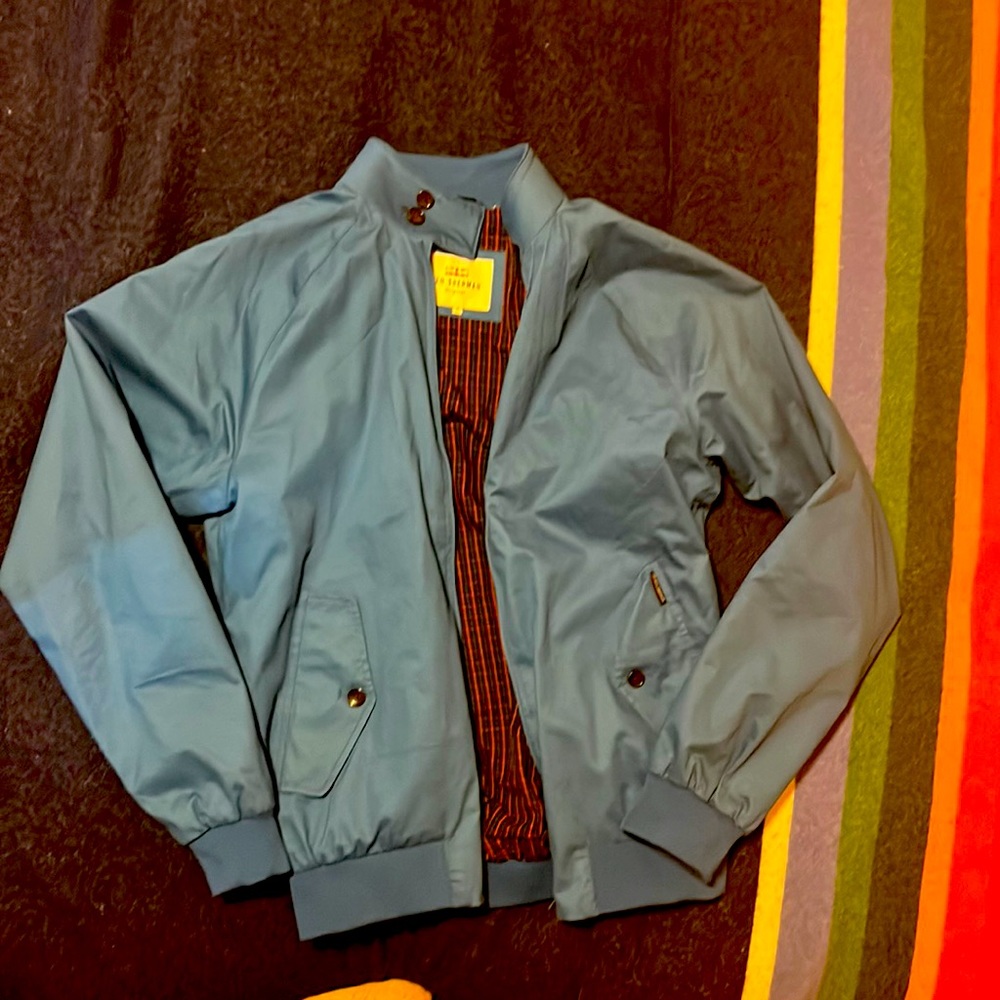 Ben Sherman Harrington Jacket Blue